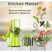 Овочерізка мультислайсер Tabletop Drum Grater Kitchen Master Терка для овочів та фруктів 3 насадки. Колір: зелений - фото 9