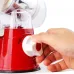 Овощерезка мультислайсер Tabletop Drum Grater Kitchen Master Терка для овощей и фруктов 3 насадки. Цвет: красный - фото 11
