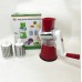 Овощерезка мультислайсер Tabletop Drum Grater Kitchen Master Терка для овощей и фруктов 3 насадки. Цвет: красный (арт. 11249) - фото 23