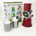 Овощерезка мультислайсер Tabletop Drum Grater Kitchen Master Терка для овощей и фруктов 3 насадки. Цвет: красный - фото 24