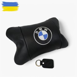 Ортопедическая подушка BMW из натуральной кожи – для комфорта в машине