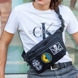 Тактическая бананка с мужской патч-панелью, Сумка через плечо с Cordura