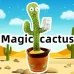 Танцующий кактус поющий 120 песен с подсветкой Dancing Cactus TikTok игрушка Повторюшка кактус