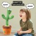 Танцующий кактус поющий 120 песен с подсветкой Dancing Cactus TikTok игрушка Повторюшка кактус - фото 18