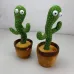 Танцующий кактус поющий 120 песен с подсветкой Dancing Cactus TikTok игрушка Повторюшка кактус