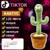 Танцующий кактус поющий 120 песен с подсветкой Dancing Cactus TikTok игрушка Повторюшка кактус - фото 33
