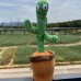 Танцующий кактус поющий 120 песен с подсветкой Dancing Cactus TikTok игрушка Повторюшка кактус - фото 34