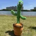 Танцующий кактус поющий 120 песен с подсветкой Dancing Cactus TikTok игрушка Повторюшка кактус