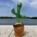 Танцующий кактус поющий 120 песен с подсветкой Dancing Cactus TikTok игрушка Повторюшка кактус