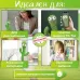 Танцующий кактус поющий 120 песен с подсветкой Dancing Cactus TikTok игрушка Повторюшка кактус