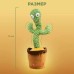 Танцующий кактус поющий 120 песен с подсветкой Dancing Cactus TikTok игрушка Повторюшка кактус - фото 46
