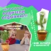 Танцующий кактус поющий 120 песен с подсветкой Dancing Cactus TikTok игрушка Повторюшка кактус