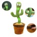 Танцующий кактус поющий 120 песен с подсветкой Dancing Cactus TikTok игрушка Повторюшка кактус - фото 6