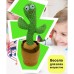 Танцующий кактус поющий 120 песен с подсветкой Dancing Cactus TikTok игрушка Повторюшка кактус - фото 81