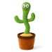 Танцующий кактус поющий 120 песен с подсветкой Dancing Cactus TikTok игрушка Повторюшка кактус - фото 88