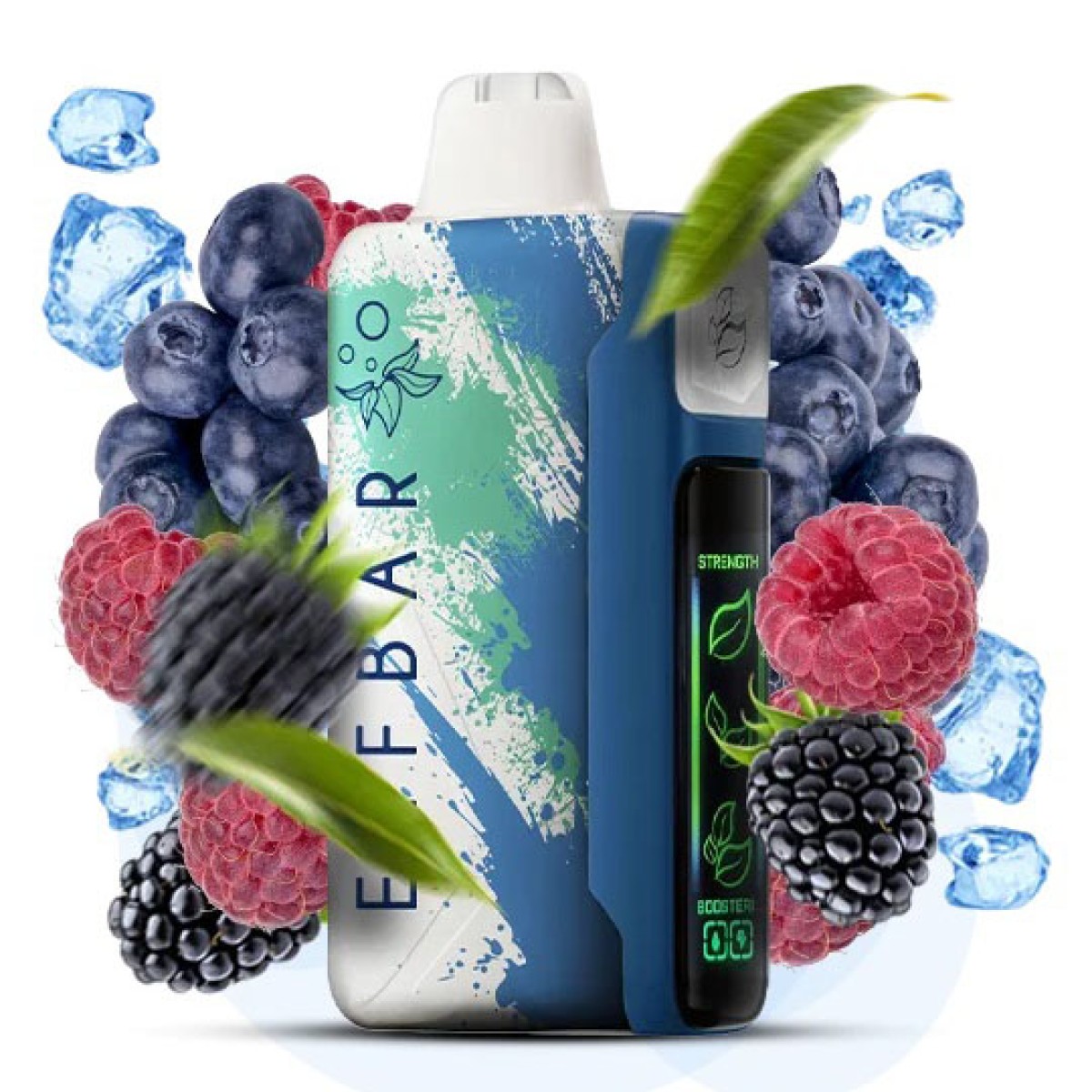 Elf Bar Nic King 30000. Синя Малина (Blue Razz Ice) (арт. 23186)