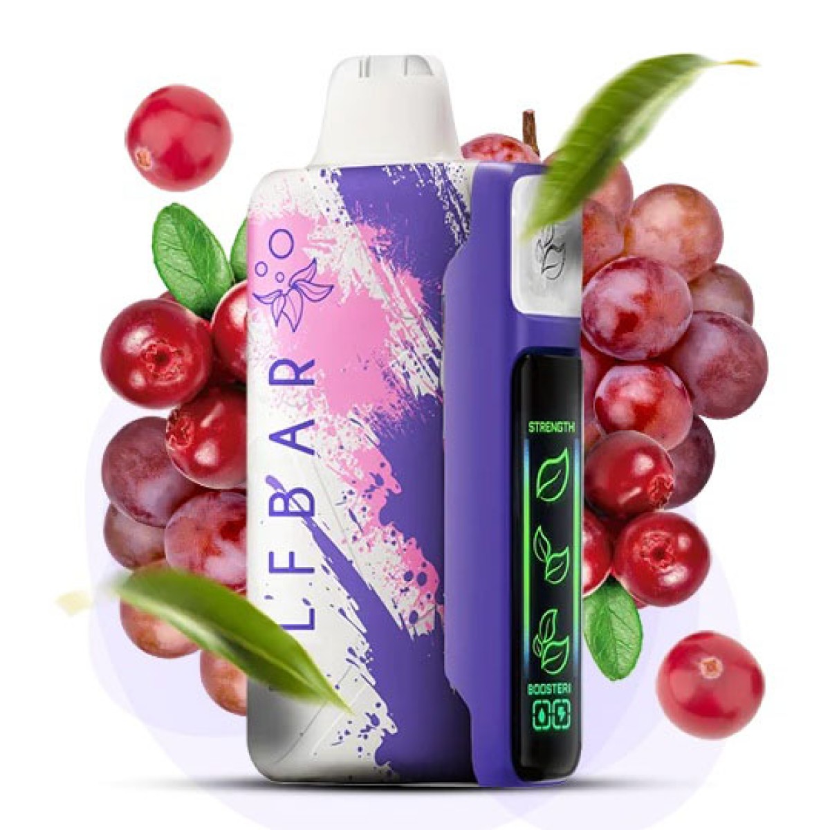 Elf Bar Nic King 30000. Виноград Журавлина (Grape Cranberry) (арт. 23190)