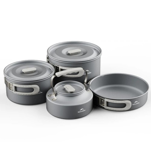 Набір посуду Naturehike CNK2450CF01 2 каструлі, чайник, сковорідка