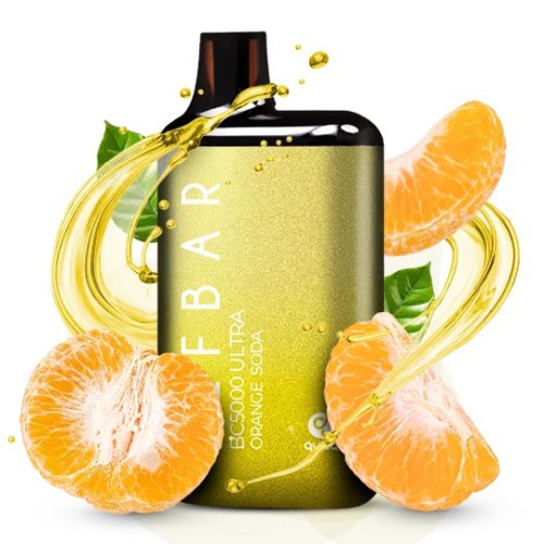 Elf Bar BC5000 Ultra. Апельсинова газова вода (Orange Soda)