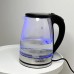 Електричний скляний чайник Rainberg RB-2250 з LED підсвічуванням 2200 Вт 1.8л, хороший електро чайник - фото 3