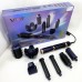Фен-стайлер для волос 7в1 VGR V-477 DARK Blue Professional 1400 Вт 7 насадок - фото 3