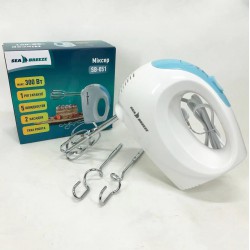 Миксер SeaBreeze SB-051 300 Вт, миксер для взбивания, мощный миксер блендер ручной, кухонный миксер