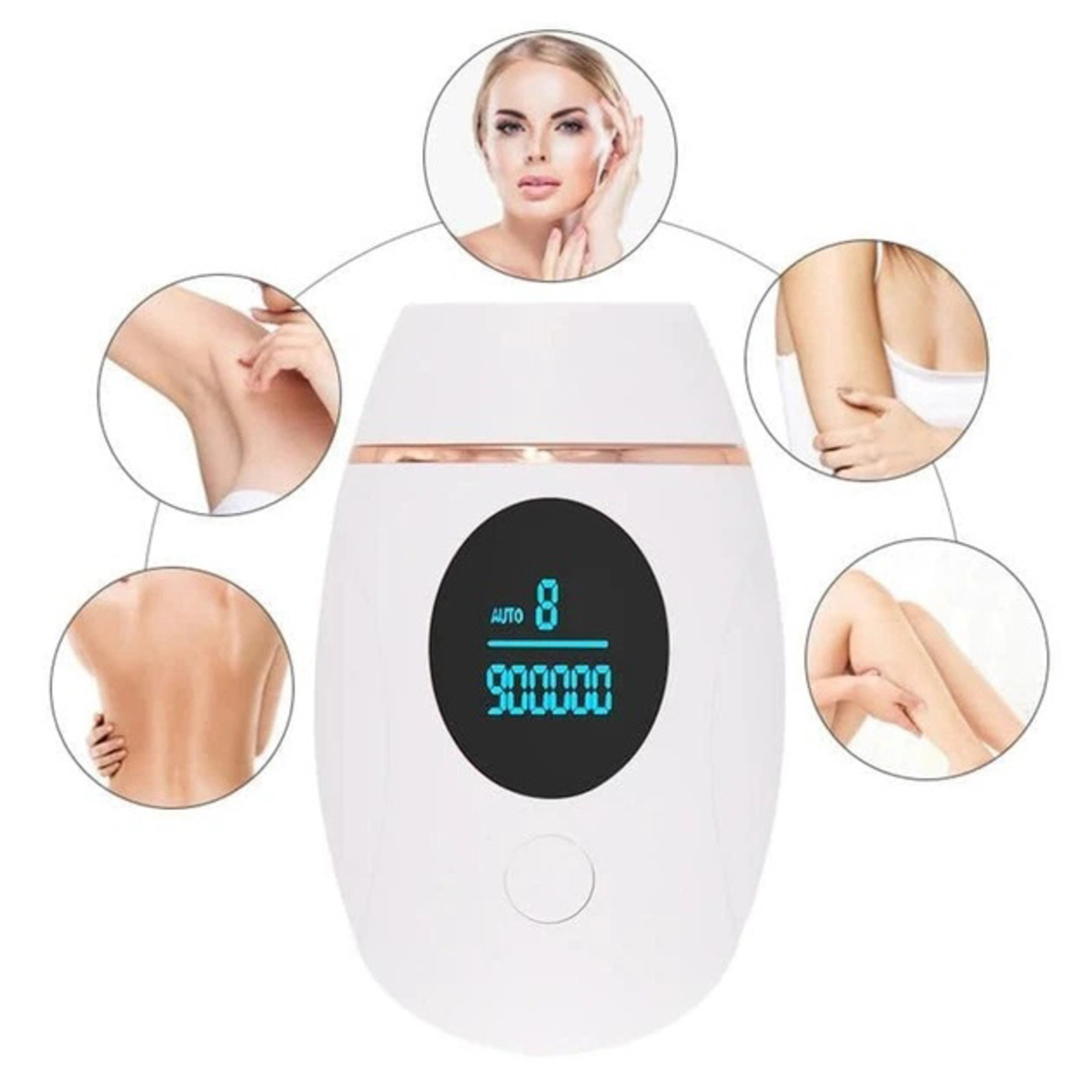 Лазерний епілятор Depilator Laser 36 Вт 8 рівнів 900 000 спалахів (арт. 26630)