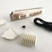 Машинка для стрижки волос Gemei GM-6113 аккумуляторная, машинка мужская для бритья. Цвет: золотой - фото 3