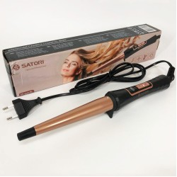 Щипці-плойка Satori SS-3510-BL, Прилад для завивки волосся, Маленька плойка, Стайлер для завивки