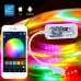 Светодиодная лента SMD 5050 RGB LED 5 м IP65 с bluetooth контролем. подключение 220V - фото 8