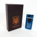 Электрическая и газовая зажигалка Украина с USB-зарядкой HL-432, зажигалка сенсорная. Цвет: синий - фото 3