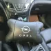Набор автомобильных подушек 2шт для Opel, натуральная кожа, стильные черные подголовники Опель для авто