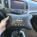 Набор автомобильных подушек 2шт для Opel, натуральная кожа, стильные черные подголовники Опель для авто