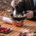 Газовая горелка кемпинговая плита газовый примус газовая плита портативная с чехлом, таганок походный