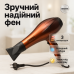 Фен для волосся Gemei GM-1719 1800 Вт для укладання та сушіння волосся - фото 4