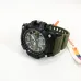 Часы наручные мужские SKMEI 1283AG ARMY GREEN, армейские часы противоударные. Цвет: зеленый