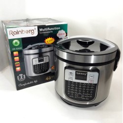 Мультиварка пароварка Rainberg RB-6209 45 програм 6л 1000W, Сенсорна мультиварка рисоварка