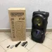 Колонка ZQS-8201 Беспроводная переносная акустическая Bluetooth с подсветкой микрофоном AUX пульт Д/У