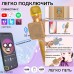 Караоке Мікрофон Magic Karaoke YS-68 Bluetooth Колонка 2в1 з голограмою LED Відлуння Мембраної Бездротової. Колір: золотий - фото 2