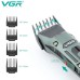 Акумуляторна бездротова машинка для стрижки волосся VGR V-696 з LED дисплеєм та ТУРБО режимом (арт. 26693) - фото 5
