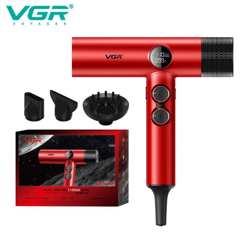 Фен профессиональный VGR V-401 RED
