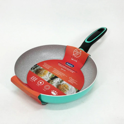 Сковорода Magio MG-1175 с мраморным антипригарным покрытием 20 см, антипригарная сковорода