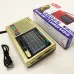 Портативная колонка радио MP3 USB Golon RX-6622. Цвет: золотой