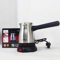 Электрическая турка с ручкой Crownberg CB-9217 в металлическом корпусе 0.5л электротурка на подставке