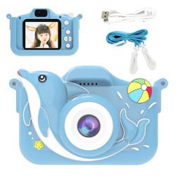 Детский цифровой фотоаппарат + чехол ET015