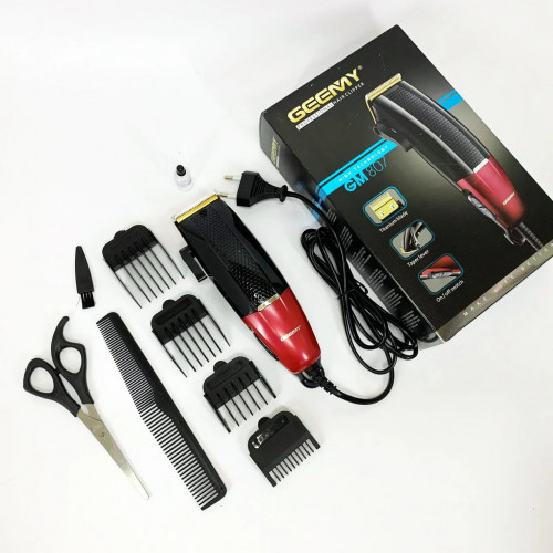 Машинка для стрижки волос профессиональная Gemei GM-807, Стильная машинка для стрижки и бритья