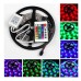 Світлодіодна стрічка SMD 3528 RGB 5м з пультом та блоком живлення гірлянда - фото 2