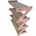 Полиця для взуття органайзер стійка складана Shoe Rack YH 8802 речей та взуття 4 полиці. Колір: рожевий - фото 3