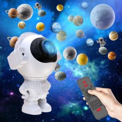 Звездный 3D проектор Astronaut, Лазерный проектор звездного неба космос Проектор звездного неба в комнату