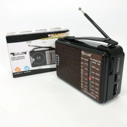 Радиоприемник GOLON RX-608 всеволновый на батарейках + поддержка USB/microSD/MP3/WMA